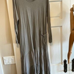 Italian multi gray tone dress